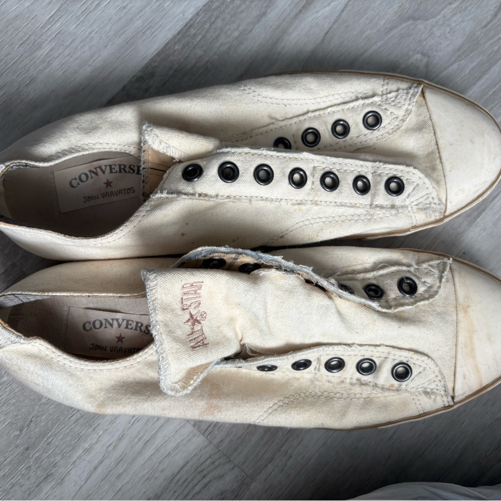 Converse Plaid Sneakers with Cream and Tan